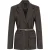 TRENDYOLMİLLA Dames Bruin Gestreept Lang Regular fit Blazers