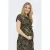 ONLY MATERNITY zwangerschaps- en voedings midi jurk met panterprint bruin/zwart