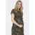 ONLY MATERNITY zwangerschaps- en voedings midi jurk met panterprint bruin/zwart