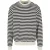 Urban Classics Heren sweatshirt met gestreepte ronde hals
