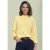 Shirt met 3/4-mouwen en col