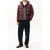 Tommy Hilfiger Mix Down Hooded Puffer Deep Burgundy