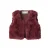 NAME IT BABY imitatiebont gilet – donkerrood