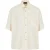 Emporio Armani EA7 Heren Relaxed Fit Overhemd met Korte Mouwen (Crème)