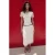 Mango midi rok ecru