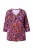 Ulla Popken Shirt  lila / oranje / zwart
