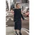 Mikuta The Black Long Sequin Dress Black