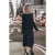 Mikuta The Black Long Sequin Dress Black