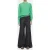 Closed Cropped Mock Neck Knits Green Kick