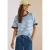 Shirt met ronde hals en luipaardprintdetails