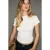 Slim fit T-shirt met ronde hals