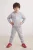 TRENDYOLKIDS Jongens Grijs Effen Lang, Regular fit Tweedelig Sets