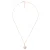 Orphelia Dames 925 Sterling Zilveren Ketting met Hanger – Roze ZH-7285/RG