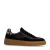 Manfield leren sneakers zwart