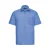 Russell Collection Heren Poplin Easy-Care Formeel Overhemd met Korte Mouwen (Bedrijfsblauw)