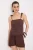 TRENDYOLMİLLA Dames Bruin Effen Mouwloos Regular fit Blouses