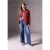 Street One Studio Dames Bouclé overhemd in Rood