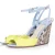 Christian Dior Neon gele sleehak met slangenhak.