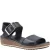 Hush Puppies Dames/dames Ellie leren wig sandalen (Zwart)