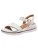 Tamaris Sandaal  zilver / wit