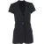 Totême single-breasted blazer met korte mouwen in zwarte wol