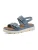 Tamaris Sandalen met riem  blauw denim