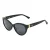 Moschino Dames / dames zonnebril met kattenogen (Zwart/Grijs)