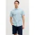 JJ REBEL regular casual overhemd lichtblauw