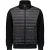 No Excess Jacket Stand Up Collar Padded Mix With Knit Black