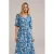WE Fashion blousejurk blauw
