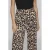 VILA wide leg regular waist casual broek beige