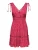 ONLY Zomerjurk ‘ONLFernanda’  rood / wit