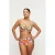 PrimaDonna high waist bikinibroekje Varadeo rood/oranje/turquoise
