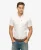 Superdry Mannen Oxford-overhemd met Korte Mouwen Wit