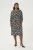 Jurk Regular fit black offwhite