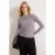 TRENDYOLMİLLA Dames Beige Effen Lang Getailleerd Blouses