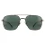 Hugo Boss Square Mens Matte Ruthenium Groene zonnebril