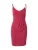 VILA Jurk  wijnrood / donkerrood
