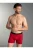 TRIGEMA Boxershorts rood, Effen