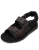 CAMPER Sandalen ‘Oruga’  donkerbruin / zwart