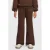 Me & My Monkey broek met streep donkerbruin