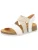 THINK! Sandaal  beige / wit / offwhite