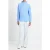 French Connection Babysoft Ribbed Mock Neck Jumper Dusted Blue