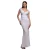 Damesjurk met plooi Goddiva Bardot Maxi