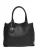 Roberta M Zwart Rundleer Tas