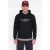 JACK & JONES PLUS SIZE relaxed fit hoodie met print – zwart