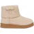 Moschino Ankle Boots In Soft Quilted Fabric Beige