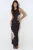 Bloemenprint Crew Neck Bodycon Jurk