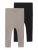 TWO SOON Leggings  greige / zwart