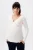 Noppies maternity ribgebreide zwangerschaps- en voedingslongsleeve Sara wit